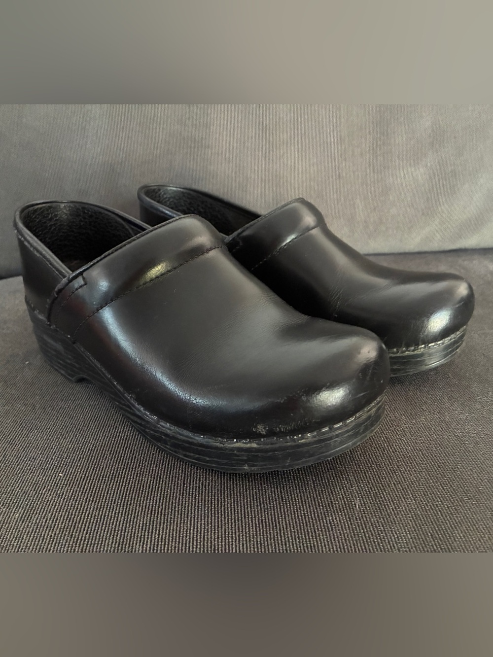 Dansko Black Clogs - 38 Narrow